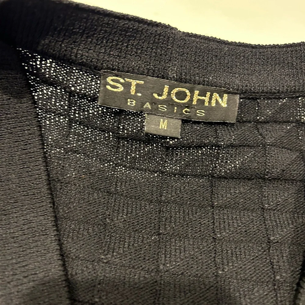 St.John basic Black Knit - Picture 3 of 5